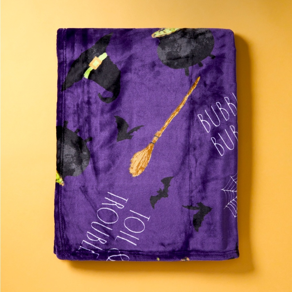 Rae Dunn fuzzy Halloween blanket